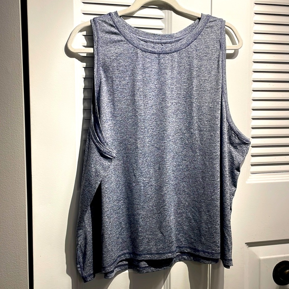 Athleta tank top. Blue. Size 3x. Like new condition